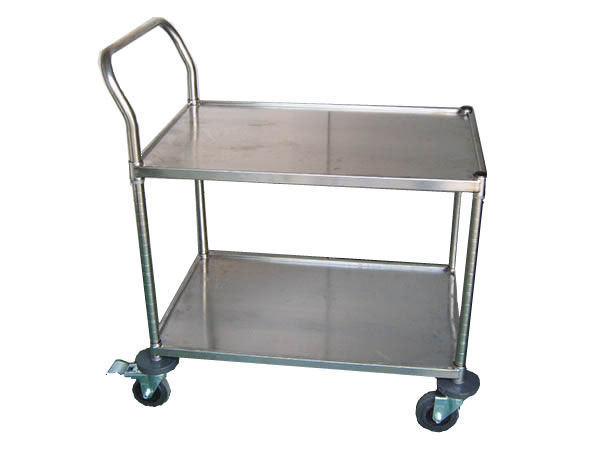 stainless shelving trolley